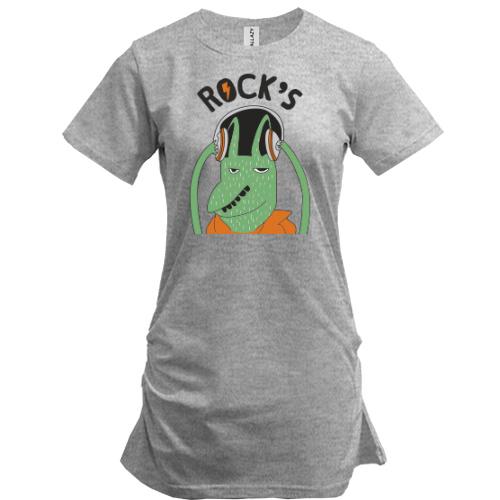 Подовжена футболка Rock`s